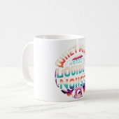 Die ruhigen Minds machen das lauteste Geräusch Kaffeetasse (Vorderseite Links)