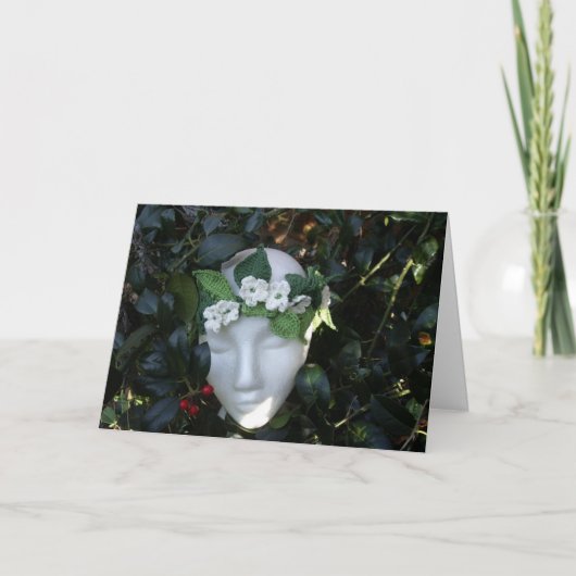 Die ruhmreiche Beltanekarte eines Mädchens Einladung (Vorderseite)