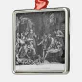 Die Rührstange im Gefängnis, Platte VII Silbernes Ornament (Links)