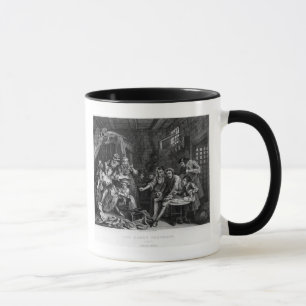 Die Rührstange im Gefängnis, Platte VII Tasse