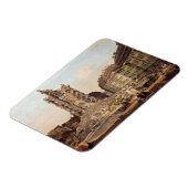 Die Ruinen der alten Kreuzkirche, Dresden Magnet (Linke Seite)