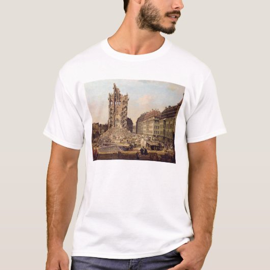 Die Ruinen des alten Kreuzkirche, Dresden T-Shirt (Vorderseite)