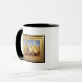 Die Ruinen des Palastes von Karnak bei Thebes Tasse (Vorderseite Links)