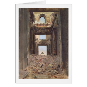 Die Ruinen des Tuileries, 1871