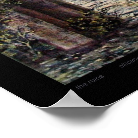 die Ruinen Poster (Ecke)