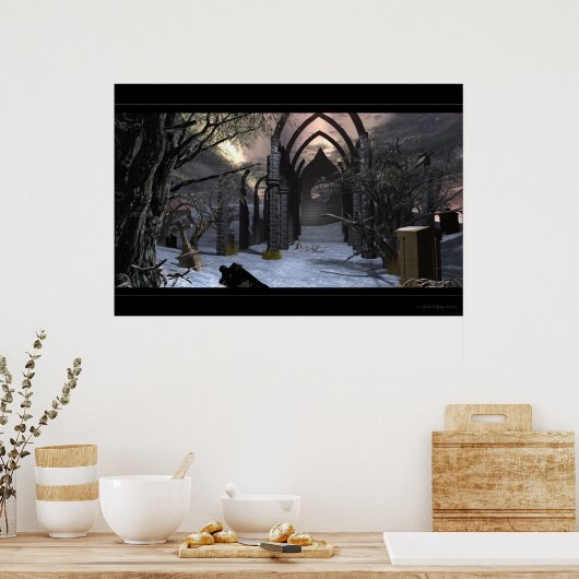 Die Ruinen Poster (Küche)