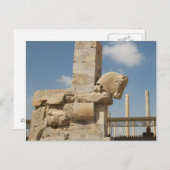 Die Ruinen von Persepolis Nah-up, Iran Postkarte (Vorne/Hinten)