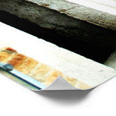 Die Ruinen von Pompeji - Marktplatz mit Tempeln Poster (Ecke)