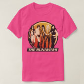Die Runaways 70er Rock Band T-Shirt (Design vorne)