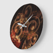 Die Runde der Abstrakten Musikkunst Große Wanduhr (Winkel)
