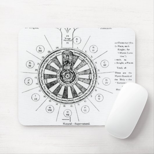 Die runde Tabelle von König Arthur Mousepad (Mit Mouse)