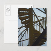 Die Runden Stufen Postkarte (Vorne/Hinten)