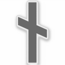 Die Rune Nauthiz (grau) Aufkleber