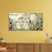 Die russischen Gefangenen paraded auf dem Boulevar Leinwanddruck (Insitu (Wohnzimmer))