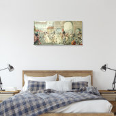 Die russischen Gefangenen paraded auf dem Boulevar Leinwanddruck (Insitu (Schlafzimmer))