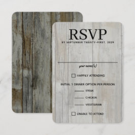 Die rustikale Auswahl an Schwarzwald-Lebensmitteln RSVP Karte