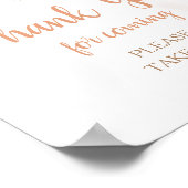 Die rustikale Blüte ist Ihnen nicht dankbar Poster (Ecke)