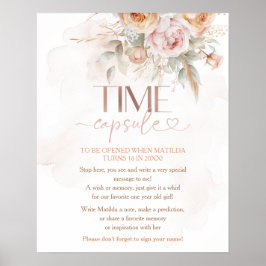 Die rustikale Blüte ist keine einsame Kapsel Poster