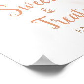 Die rustikale Blüte ist nicht süß und Leckereien Poster (Ecke)