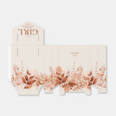 Die rustikale Blütendusche Geschenkschachtel (Ungefaltet)