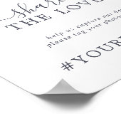 Die rustikale Erde teilt das Zeichen der Liebe Hoc Poster (Ecke)