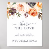 Die rustikale Erde teilt das Zeichen der Liebe Hoc Poster (Vorne)