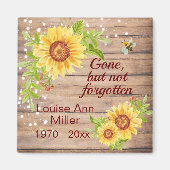 Die rustikale Gedenkstätte verschwand, aber nicht Magnet (Vorne)