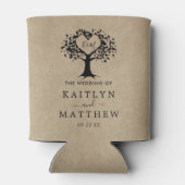 Die rustikale Herzenssammlung Dosenkühler (Rückseite)