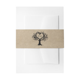 Die rustikale Herzenssammlung Einladungsbanderole