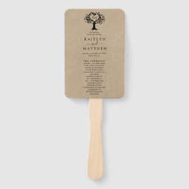 Die rustikale Herzenssammlung Fächer