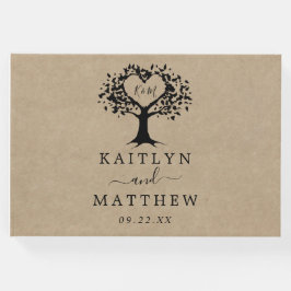 Die rustikale Herzenssammlung Gästebuch