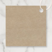 Die rustikale Herzenssammlung Geschenkanhänger (Rückseite)