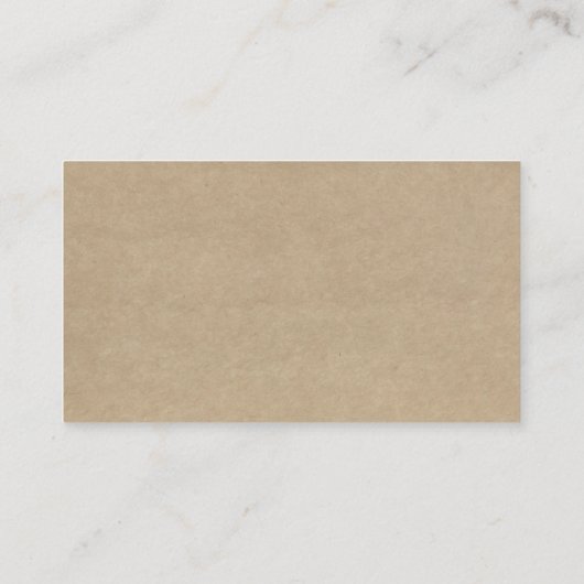 Die rustikale Herzenssammlung Platzkarte (Rückseite)