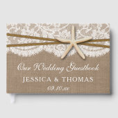 Die rustikale Hochzeitskollektion am Strand von St Gästebuch (Vorderseite)