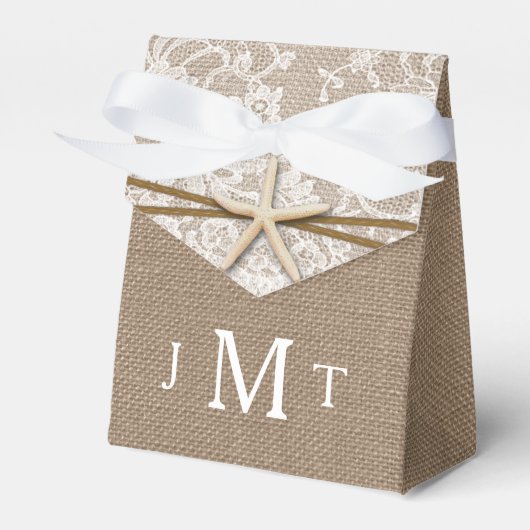 Die rustikale Hochzeitskollektion am Strand von St Geschenkschachtel (Vorderseite)