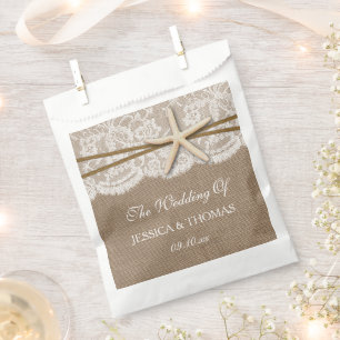Die rustikale Hochzeitskollektion am Strand von St Geschenktütchen
