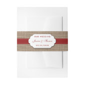 Die rustikale Hochzeitskollektion der Sonnenblumen Einladungsbanderole (Vorderseite Beispiel)