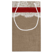 Die rustikale Hochzeitskollektion der Sonnenblumen Kleine Geschenktüte (Rückseite)