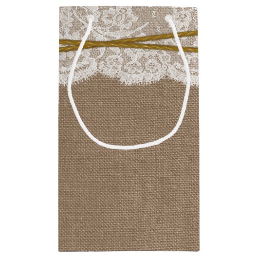 Die rustikale Hochzeitskollektion der Sonnenblumen Kleine Geschenktüte (Rückseite)