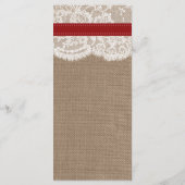 Die rustikale Hochzeitskollektion der Sonnenblumen Menükarte (Rückseite)