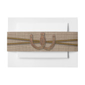 Die rustikale Hochzeitskollektion Einladungsbanderole (Vorderseite Beispiel)