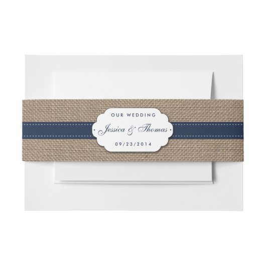 Die rustikale Hochzeitskollektion für Sonnenblumen Einladungsbanderole (Vorderseite Beispiel)