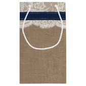 Die rustikale Hochzeitskollektion für Sonnenblumen Kleine Geschenktüte (Rückseite)