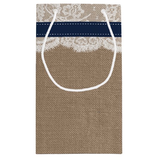 Die rustikale Hochzeitskollektion für Sonnenblumen Kleine Geschenktüte (Rückseite)