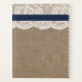 Die rustikale Hochzeitskollektion für Sonnenblumen Planer (Rückseite)