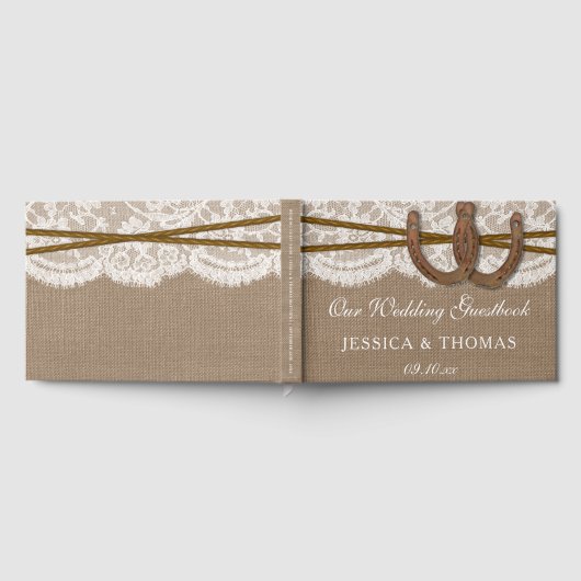 Die rustikale Hochzeitskollektion Gästebuch (Voll)