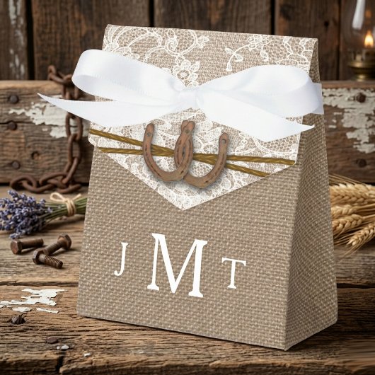 Die rustikale Hochzeitskollektion Geschenkschachtel