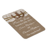 Die rustikale Hochzeitskollektion Magnet (Rechte Seite)