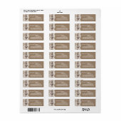 Die rustikale Hochzeitskollektion mit dem Anker (Vorne)