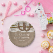 Die rustikale Hochzeitskollektion Pappteller (Party)